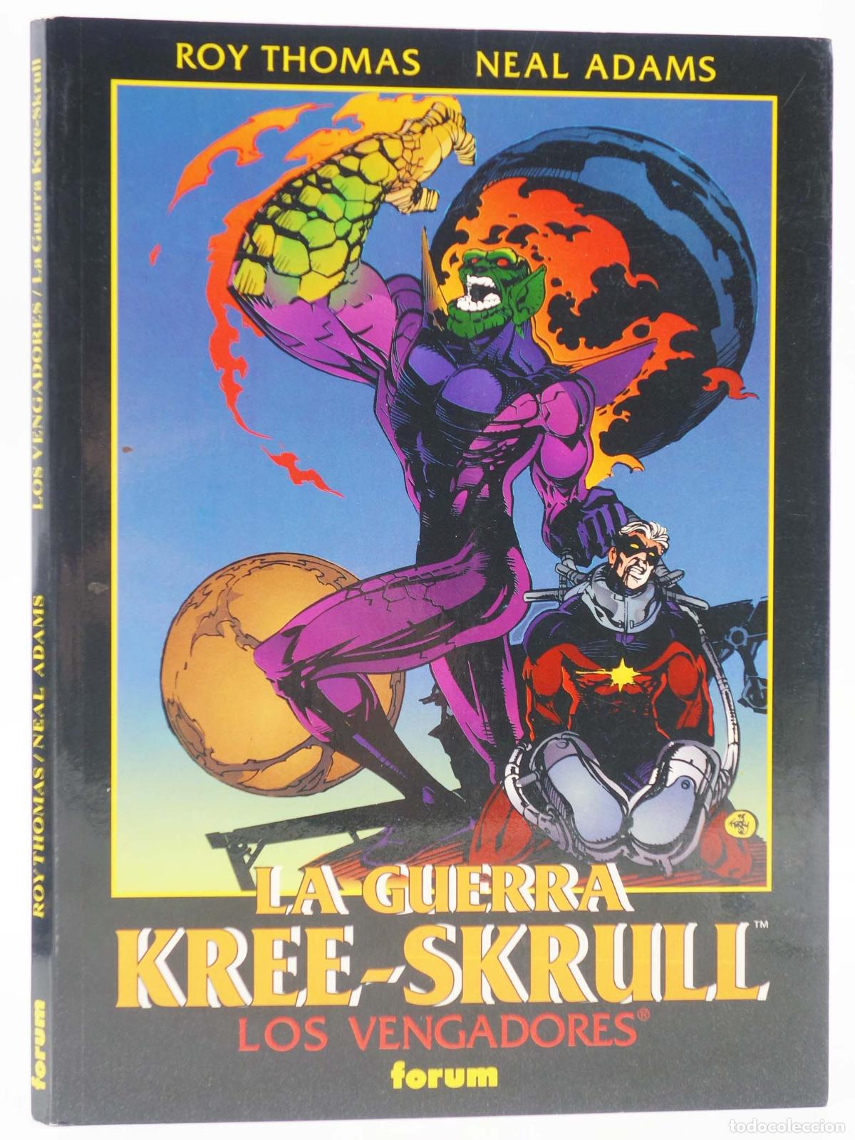 C&oacute;mics: OBRAS MAESTRAS 17. LOS VENGADORES LA GUERRA KREE SKRULL (Roy Thomas/John Buscema/Neal Adams) 1995