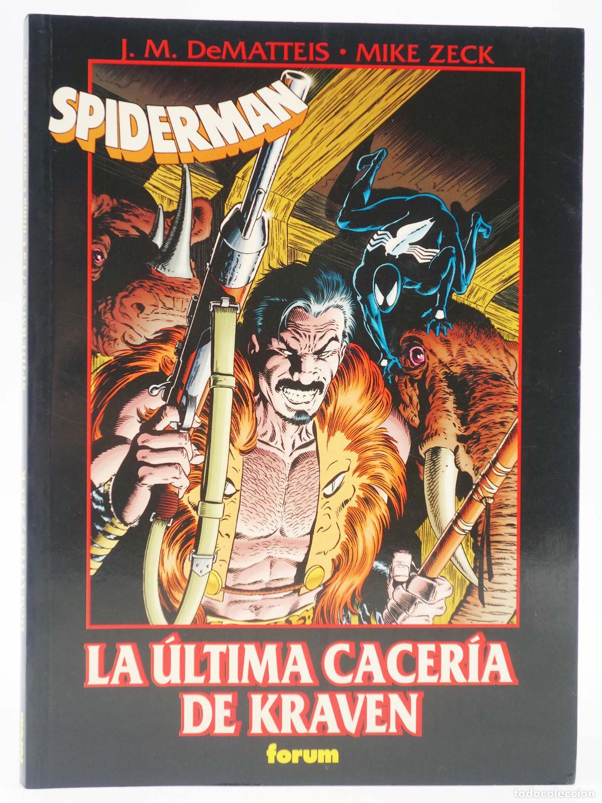 C&oacute;mics: OBRAS MAESTRAS 37. SPIDERMAN LA ULTIMA CACERIA DE KRAVEN (J. M. Dematteis/Mike Zeck) Forum, 2000