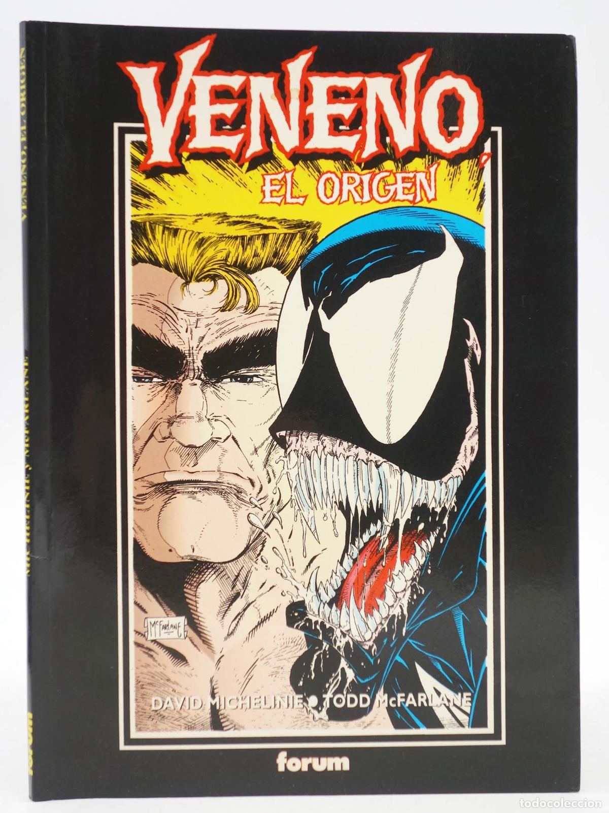 C&oacute;mics: OBRAS MAESTRAS 11. VENENO EL ORIGEN (David Michelinie/Mcfarlane) Forum, 1994