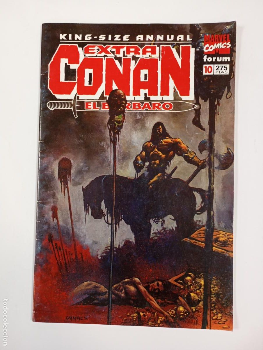 Comics: EXTRA CONAN EL B&Aacute;RBARO N&ordm; 10. MARVEL COMICS FORUM. TDKR91