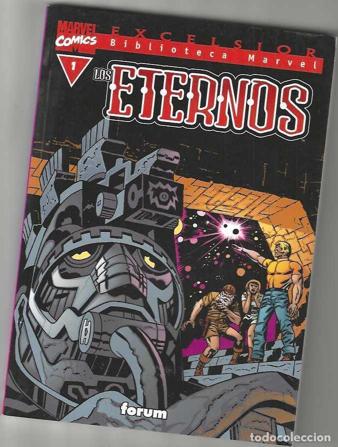 C&oacute;mics: LOS ETERNOS - TOMOS 1, 2 Y 3 - COMPLETA - BIBLIOTECA MARVEL EXCELSIOR - EXCELENTE ESTADO !!