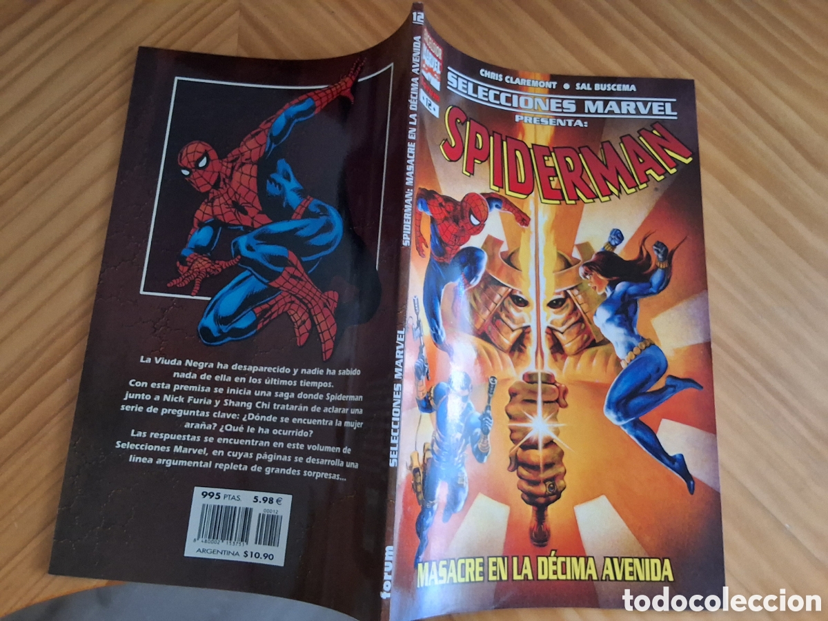 C&oacute;mics: Spiderman Selecciones marvel comic n&uacute;mero 12 a&ntilde;o 2000/11 edita forum