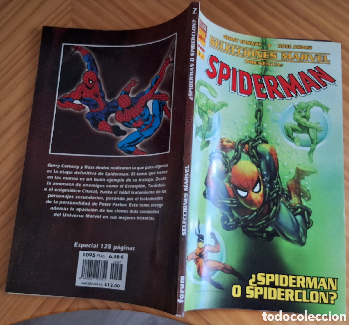 C&oacute;mics: Spiderman selecciones marvel comic n&uacute;mero 7 a&ntilde;o 2000/1 edita forum