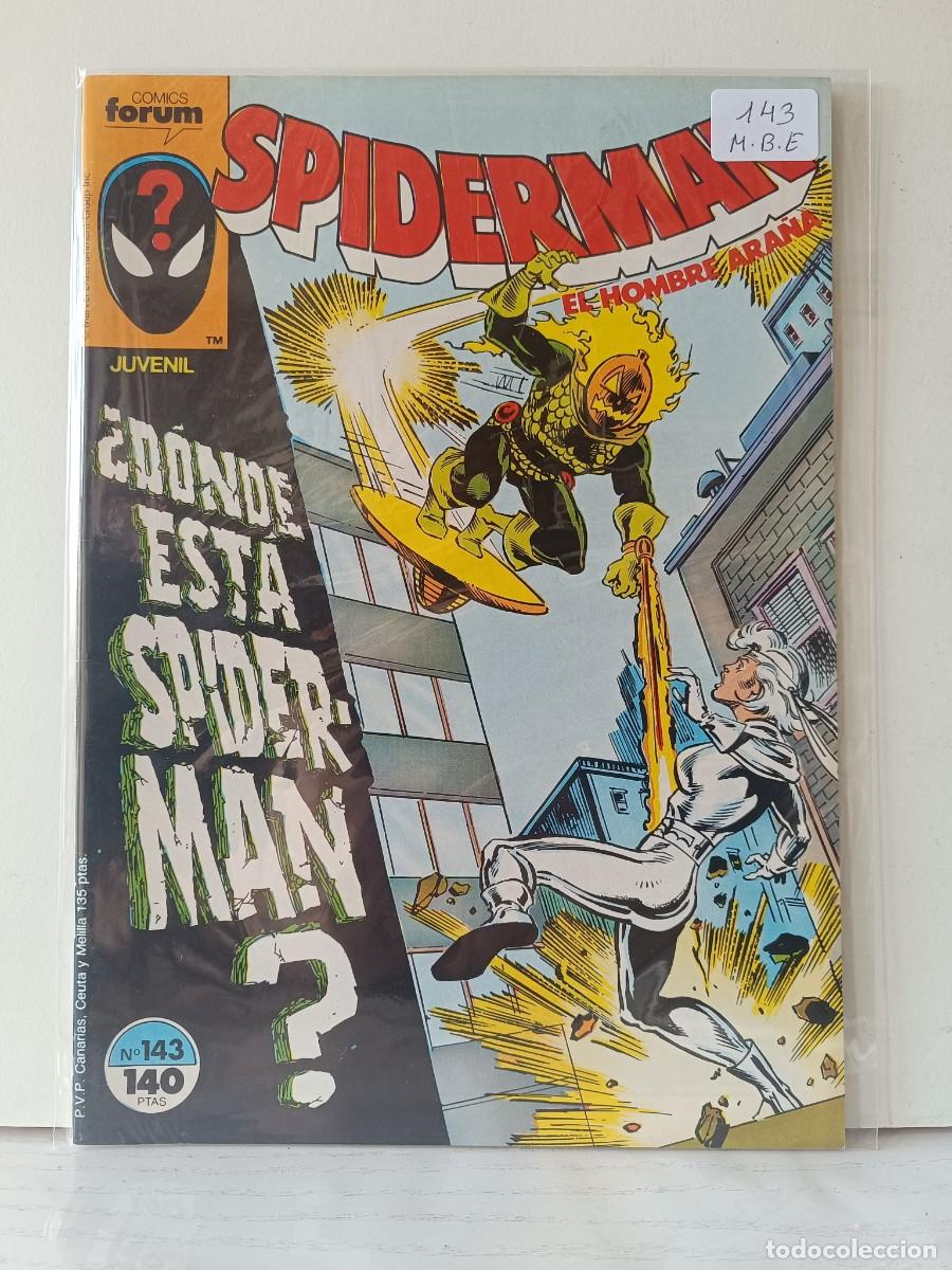 C&oacute;mics: SPIDERMAN NUMERO 143 FORUM LA PEGATINA ESTA EN LA FUNDA