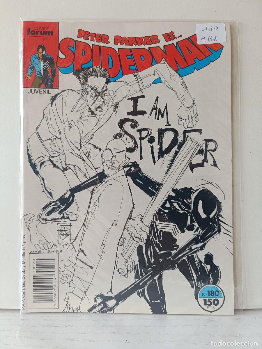 C&oacute;mics: SPIDERMAN NUMERO 180 FORUM LA PEGATINA ESTA EN LA FUNDA