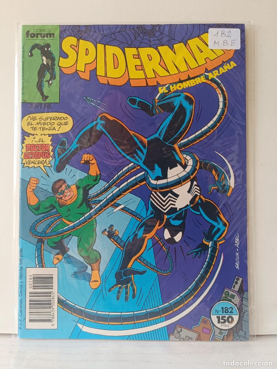 C&oacute;mics: SPIDERMAN NUMERO 182 FORUM LA PEGATINA ESTA EN LA FUNDA