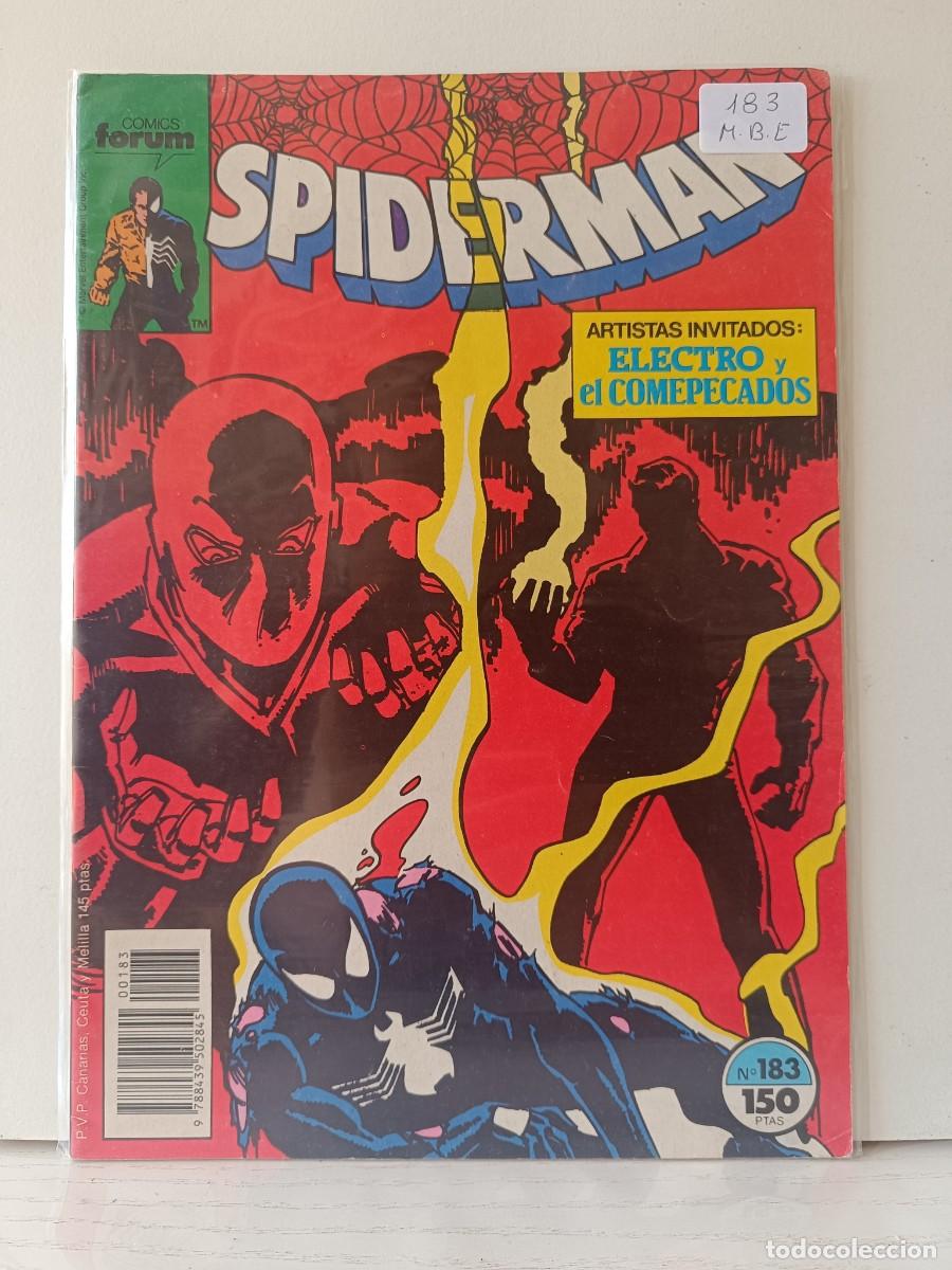 C&oacute;mics: SPIDERMAN NUMERO 183 FORUM LA PEGATINA ESTA EN LA FUNDA