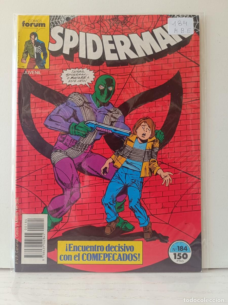 C&oacute;mics: SPIDERMAN NUMERO 184 FORUM LA PEGATINA ESTA EN LA FUNDA
