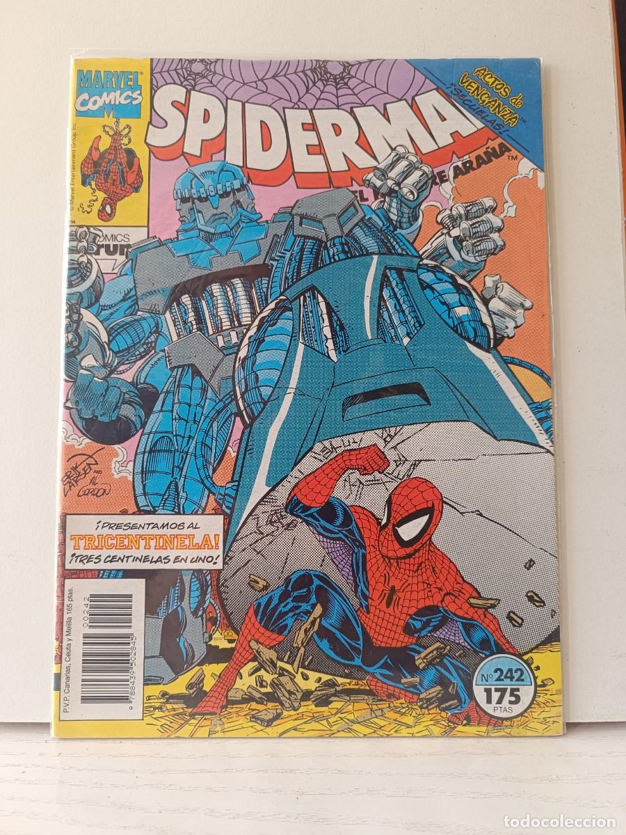 C&oacute;mics: SPIDERMAN NUMERO 242 FORUM LA PEGATINA ESTA EN LA FUNDA