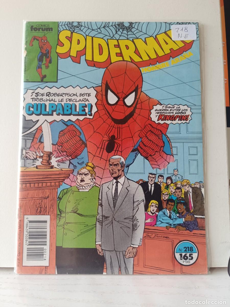 C&oacute;mics: SPIDERMAN FORUM NUMERO 218 LA PEGATINA ESTA EN LA FUNDA