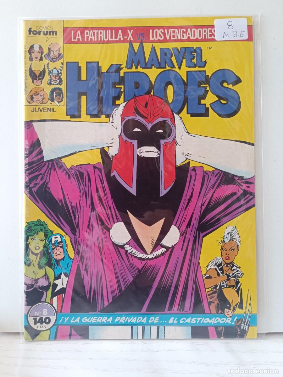 C&oacute;mics: MARVEL HEROES NUMERO 8 FORUM LA PEGATINA ESTA EN LA FUNDA