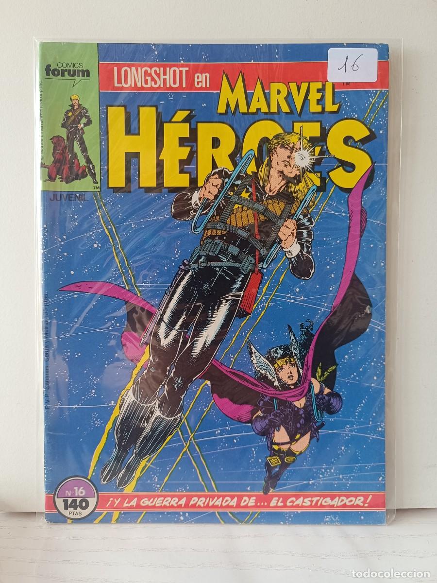 C&oacute;mics: MARVEL HEROES NUMERO 16 FORUM LA PEGATINA ESTA EN LA FUNDA