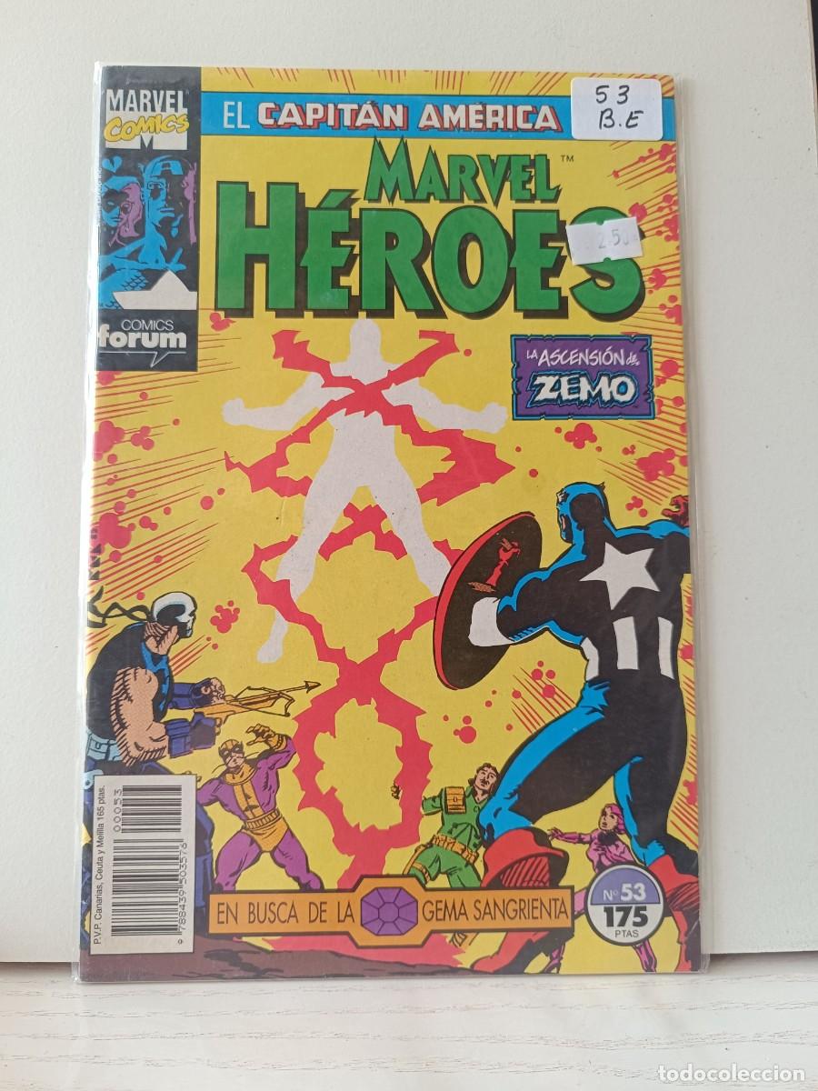 C&oacute;mics: MARVEL HEROES NUMERO 53 FORUM LA PEGATINA ESTA EN LA FUNDA - Foto 1