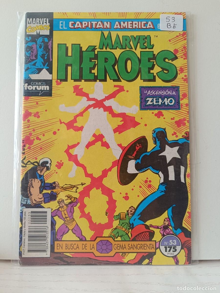 C&oacute;mics: MARVEL HEROES NUMERO 53 FORUM LA PEGATINA ESTA EN LA FUNDA - Foto 1