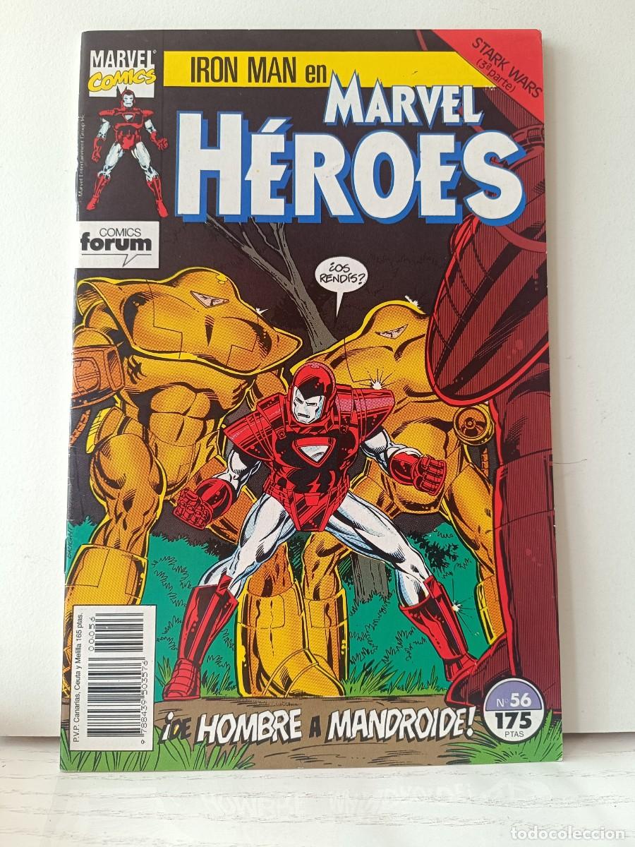C&oacute;mics: MARVEL HEROES NUMERO 56 FORUM LA PEGATINA ESTA EN LA FUNDA