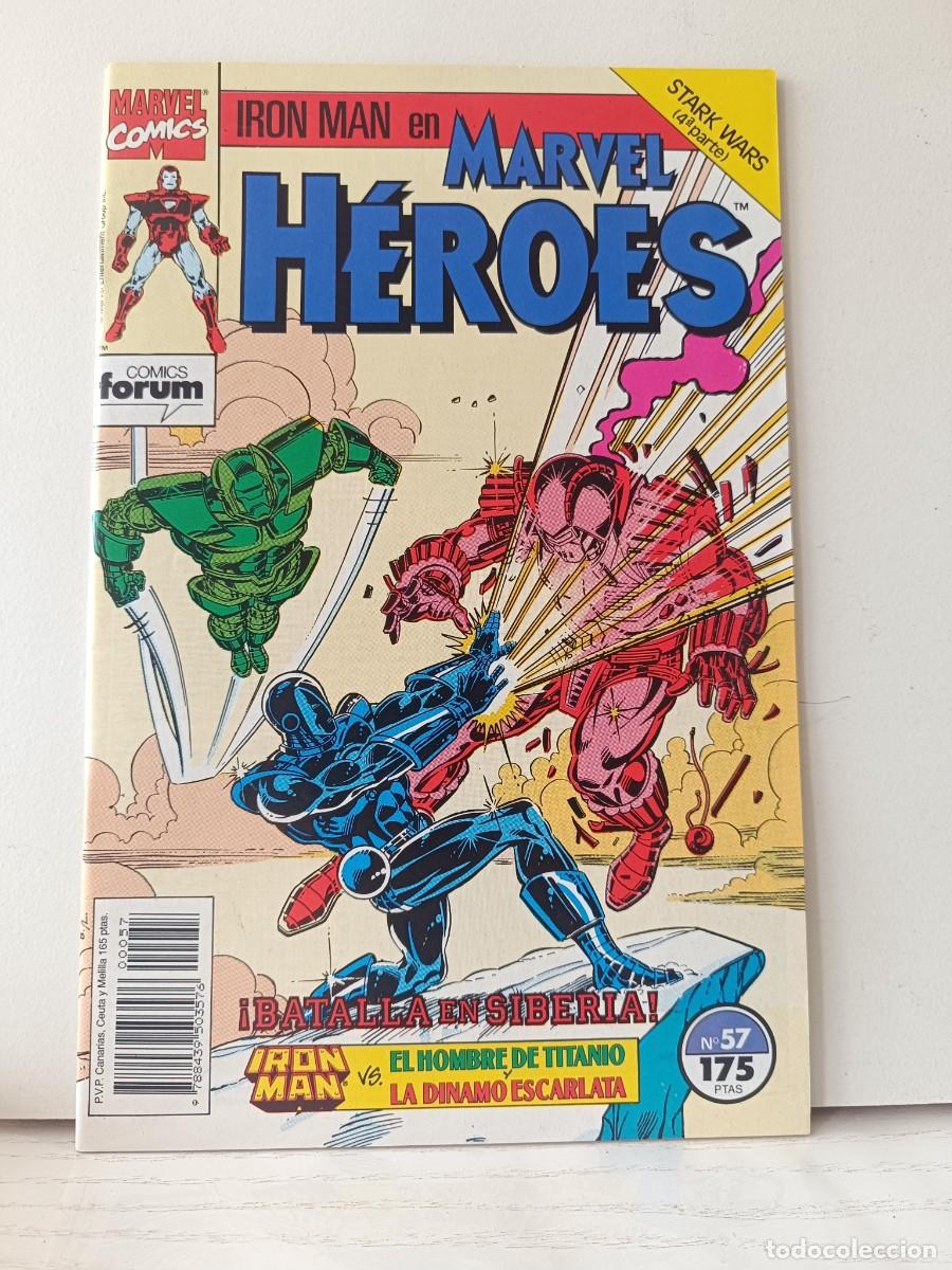C&oacute;mics: MARVEL HEROES NUMERO 57 FORUM LA PEGATINA ESTA EN LA FUNDA - Foto 1
