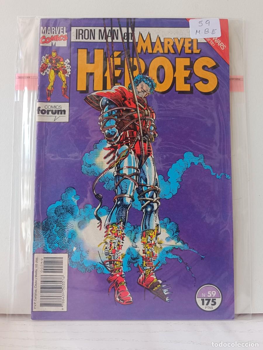C&oacute;mics: MARVEL HEROES NUMERO 59 FORUM LA PEGATINA ESTA EN LA FUNDA - Foto 1