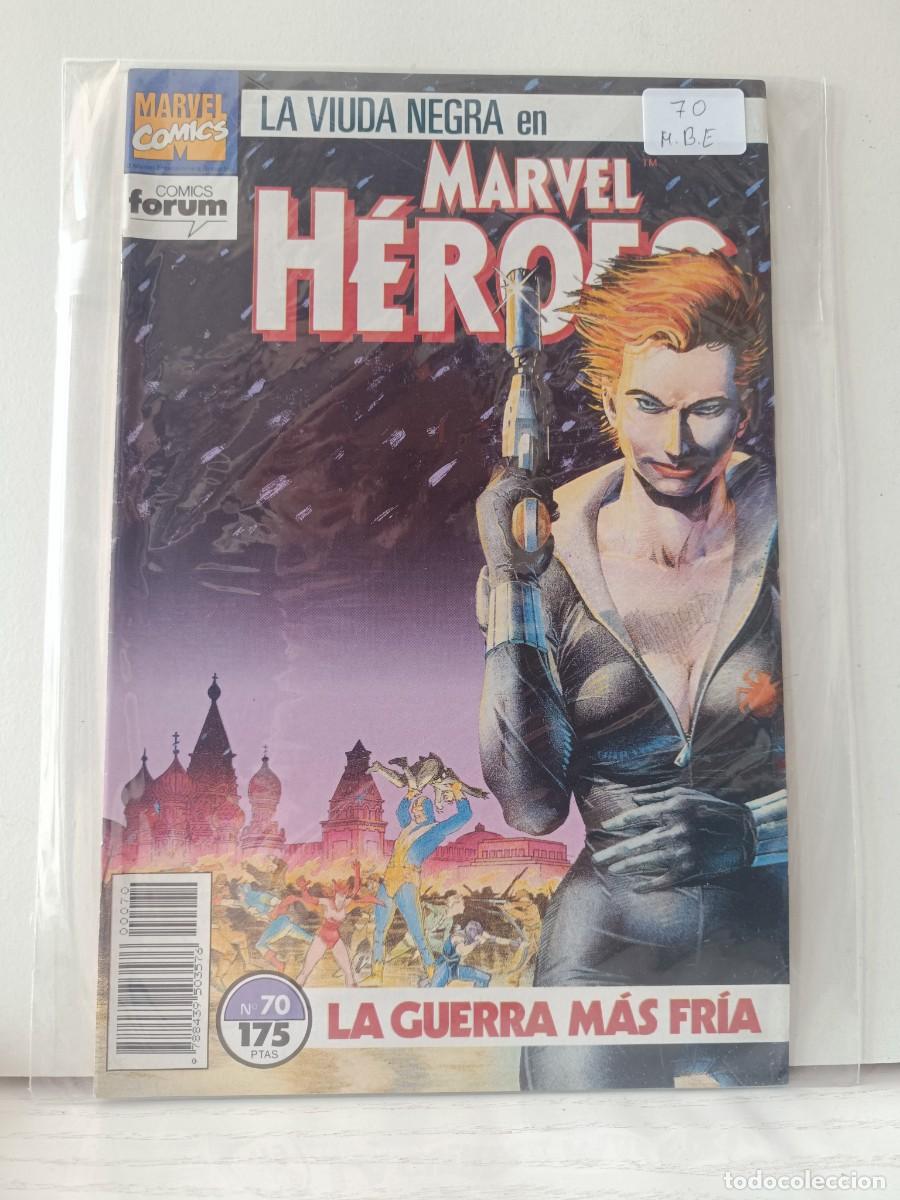 C&oacute;mics: MARVEL HEROES NUMERO 70 FORUM LA PEGATINA ESTA EN LA FUNDA