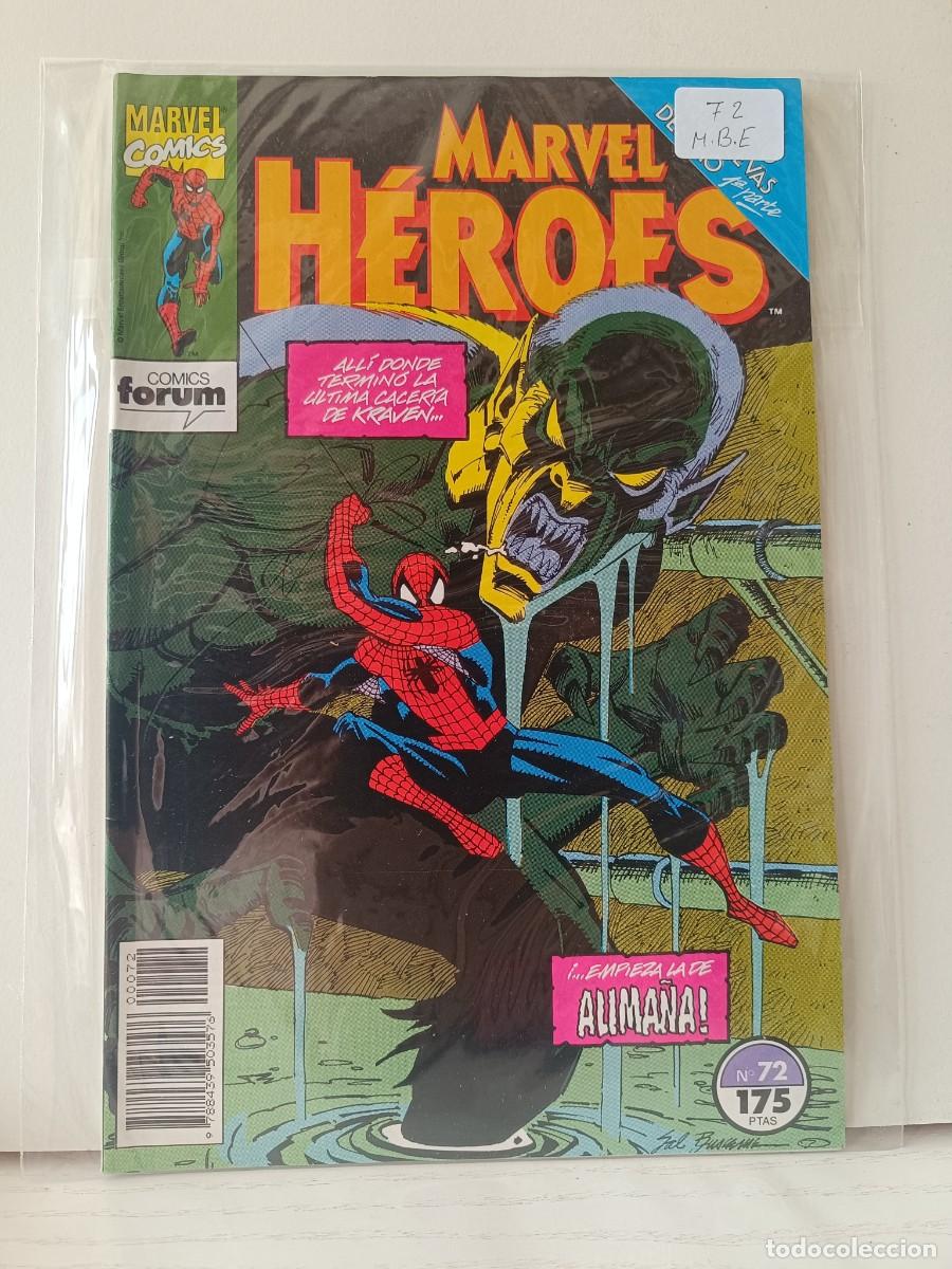 C&oacute;mics: MARVEL HEROES NUMERO 72 FORUM LA PEGATINA ESTA EN LA FUNDA - Foto 1