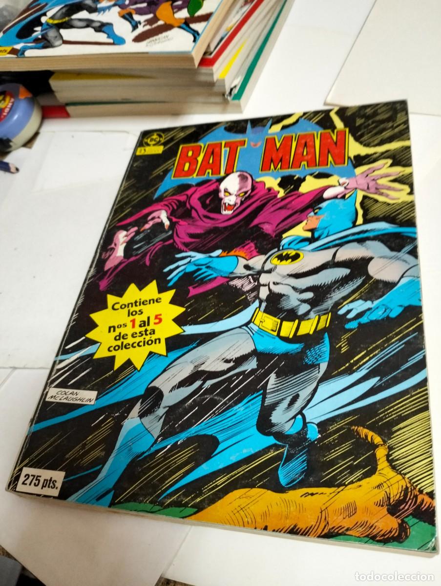 C&oacute;mics: BATMAN vol. 1 ... # 1 al 5 . ( RETAPADO 5 N&Uacute;MEROS )... ZINCO - Foto 1