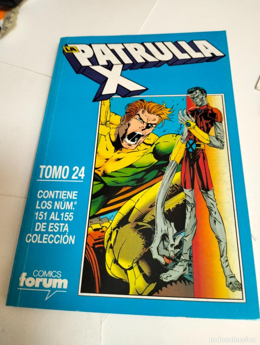C&oacute;mics: PATRULLA-X vol. 1 ....TOMO 24 ..# 151 al 155 . ( RETAPADO 5 N&Uacute;MEROS )... FORUM