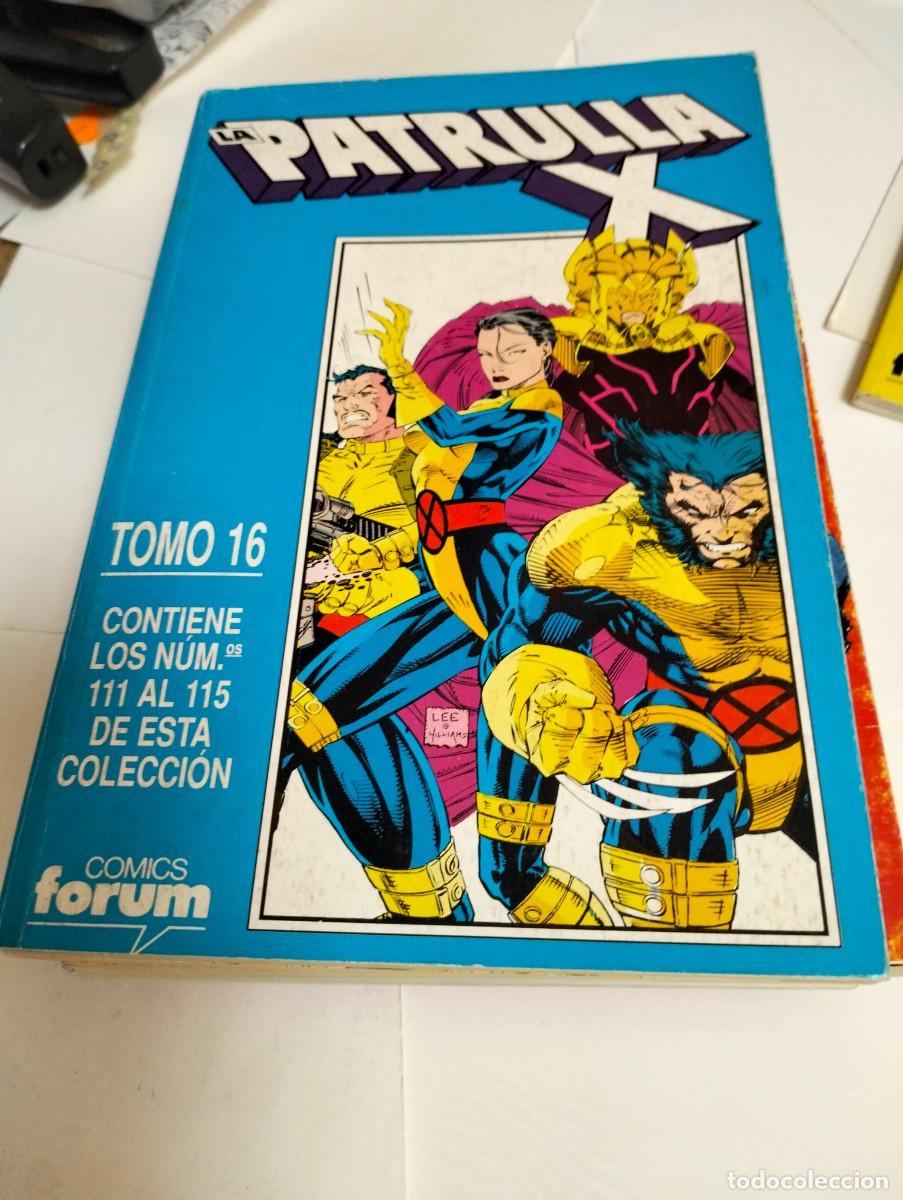 C&oacute;mics: PATRULLA-X vol. 1 ....TOMO 16 ..# 111 al 115 . ( RETAPADO 5 N&Uacute;MEROS )... FORUM