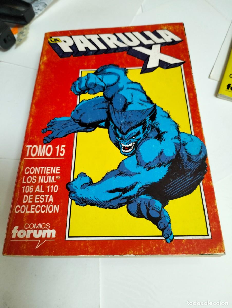 C&oacute;mics: PATRULLA-X vol. 1 ....TOMO 15 ..# 106 al 110 . ( RETAPADO 5 N&Uacute;MEROS )... FORUM