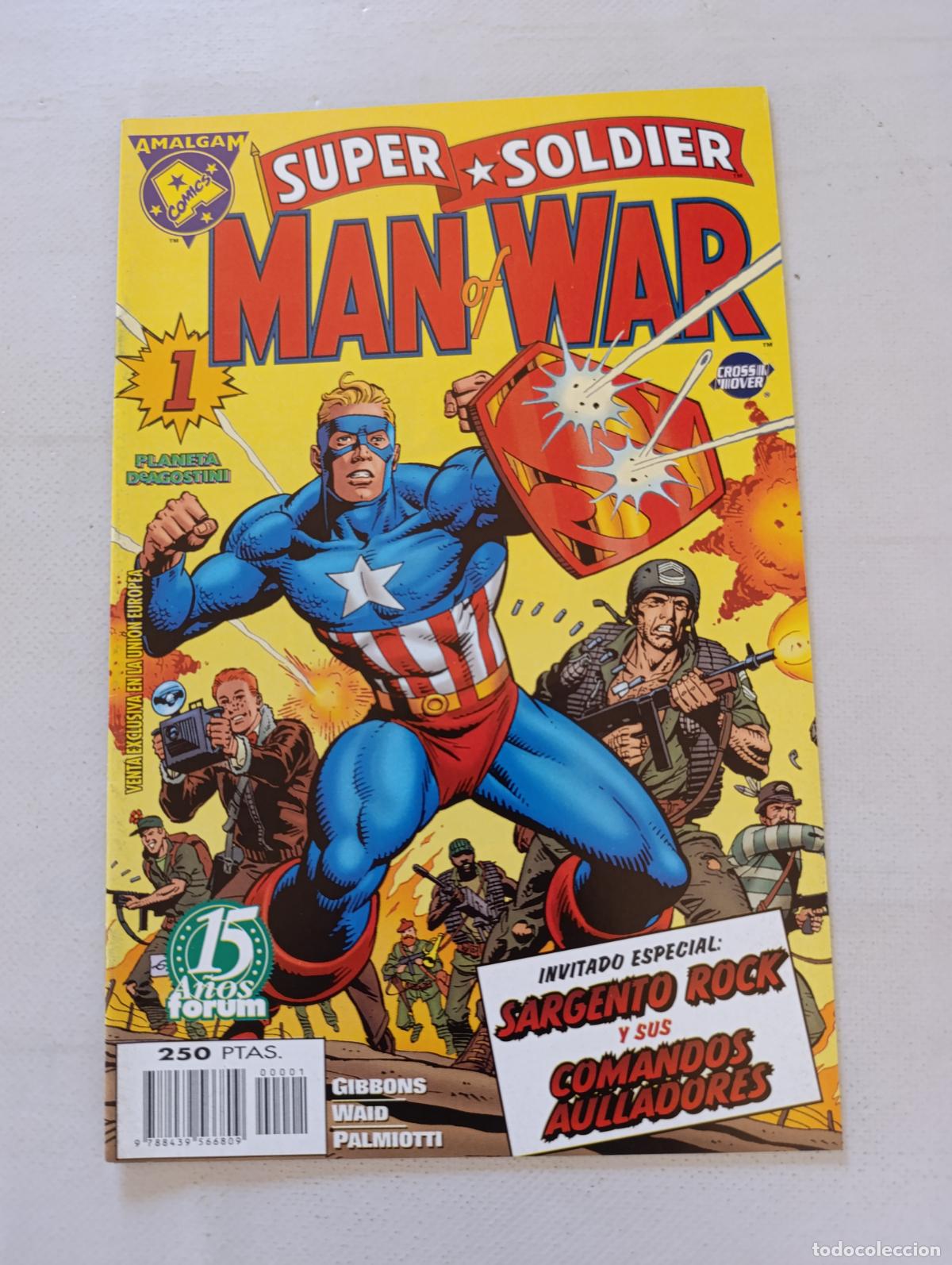 C&oacute;mics: SUPER SOLDIER MAN OF WAR N&ordm; 1 - AMALGAM - FORUM / PLANETA (GF)