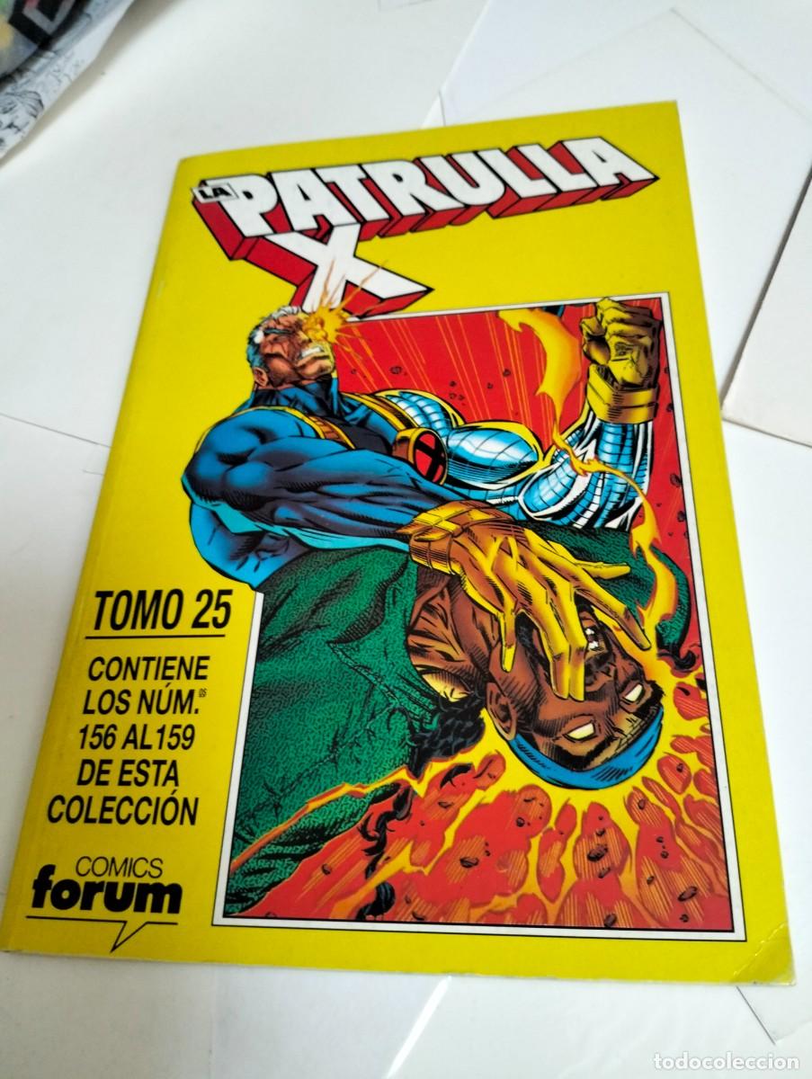 C&oacute;mics: PATRULLA-X vol. 1 ....TOMO 25 ..# 156 al 159 . ( RETAPADO 4. N&Uacute;MEROS )... FORUM