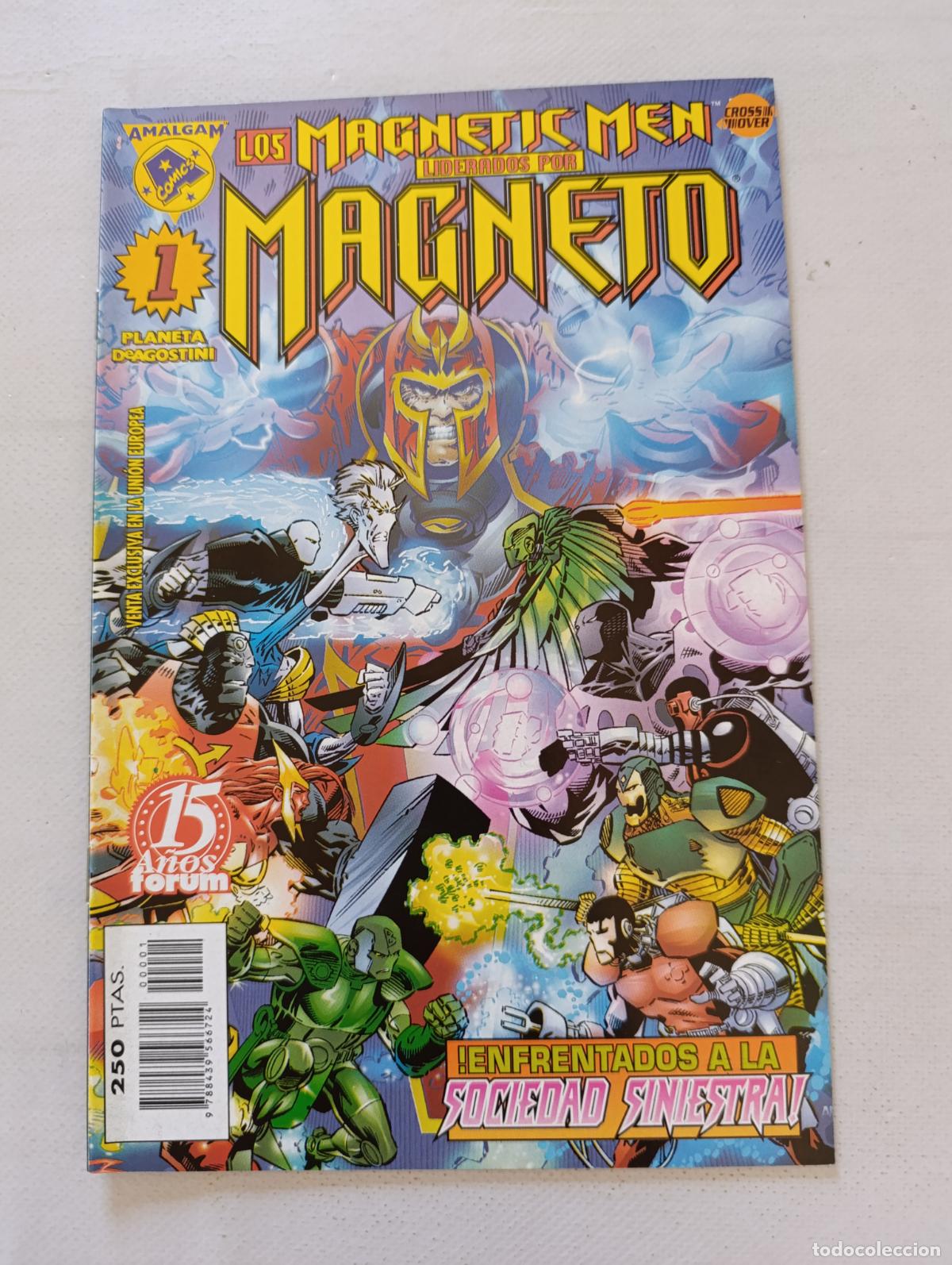 C&oacute;mics: LOS MAGNETIC MEN LIDERADOS POR MAGNETO N&ordm; 1 - AMALGAM - FORUM / PLANETA (GF)