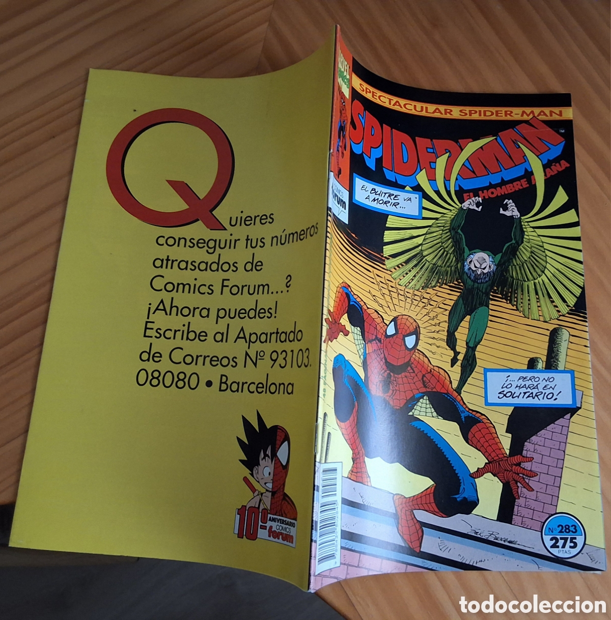 C&oacute;mics: Spiderman espectacular comic forum grapa numero 283