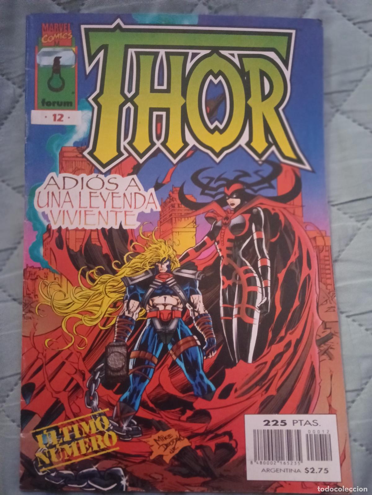 C&oacute;mics: THOR N&ordm; 12 VOl 2 FORUM Ultimo N&uacute;mero