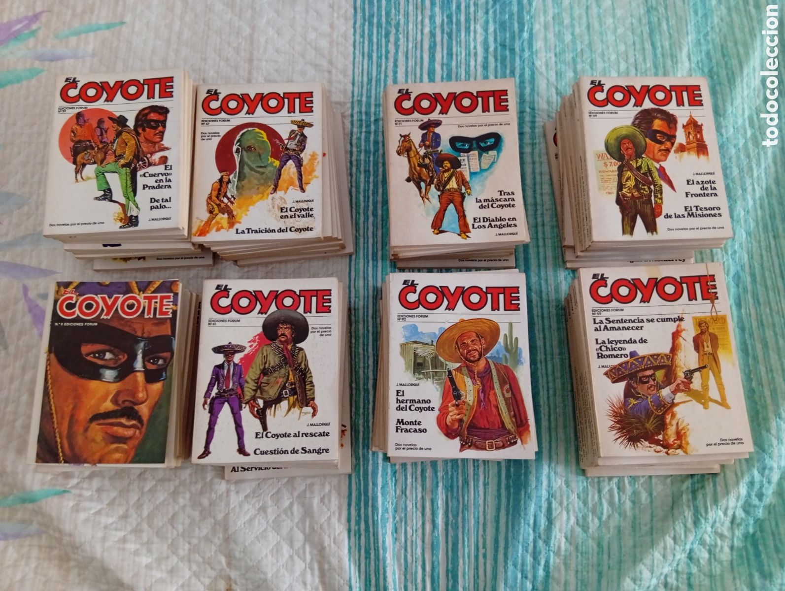 C&oacute;mics: EL COYOTE, EDICIONES FORUM, COLECCION 85 LIBROS DE 96. INCLUYE EL NUMERO 0