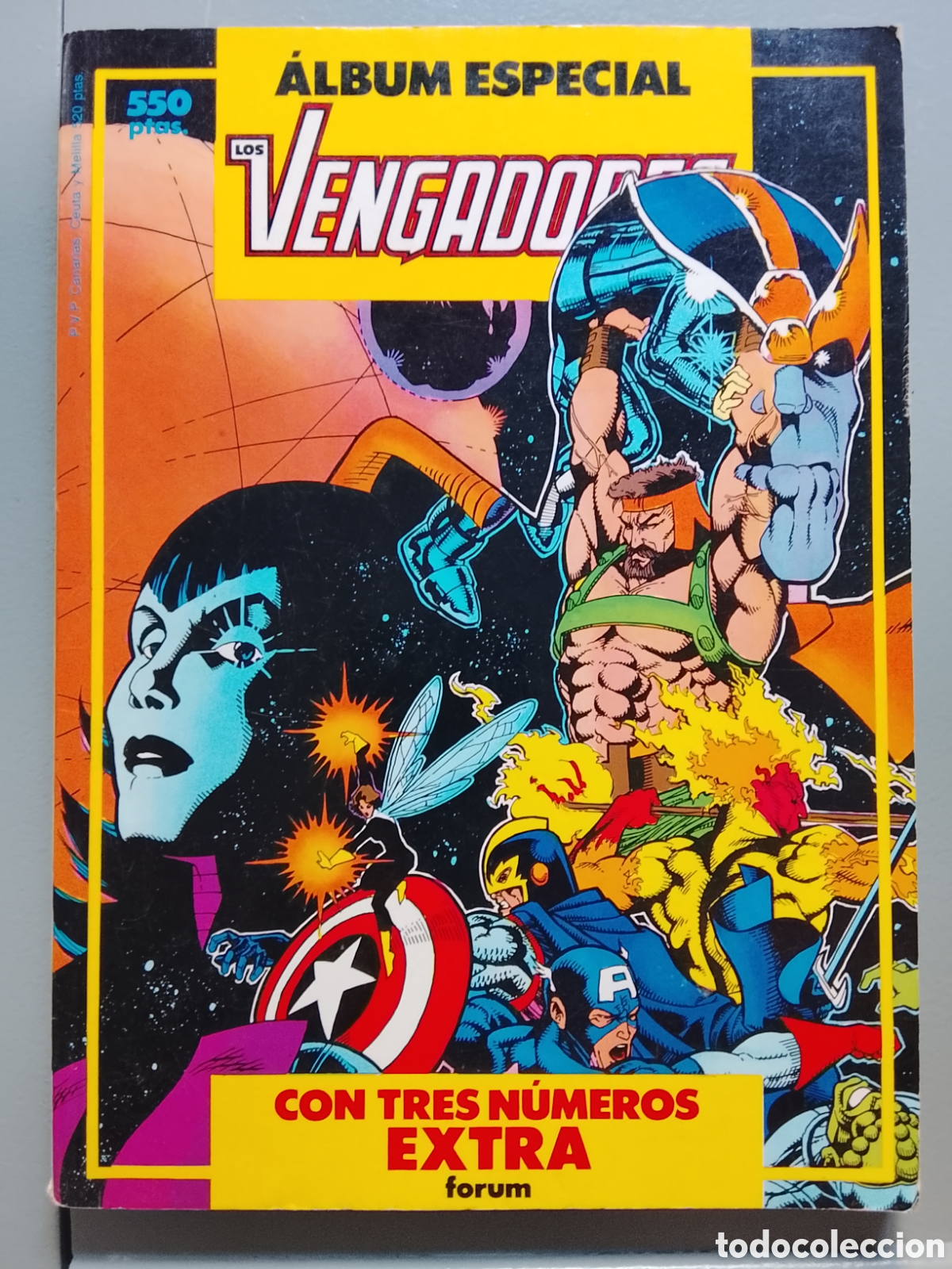 C&oacute;mics: Album especial Los Vengadores .