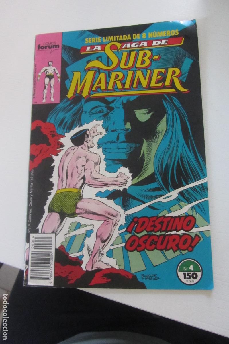 C&oacute;mics: LA SAGA DE SUB-MARINER N&ordm; 4. NAMOR. ROY THOMAS, BUCKLER, RICHARDSON, MCLEOD. FORUM, 1989 arx88