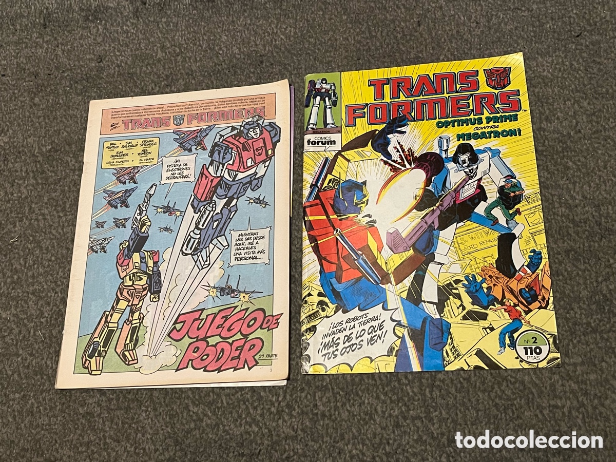 Comics: TRANS FORMERS / TRANSFORMERS N&ordm; 2. Optimus Prime contra Megatron ! Forum Comics. 110ptas