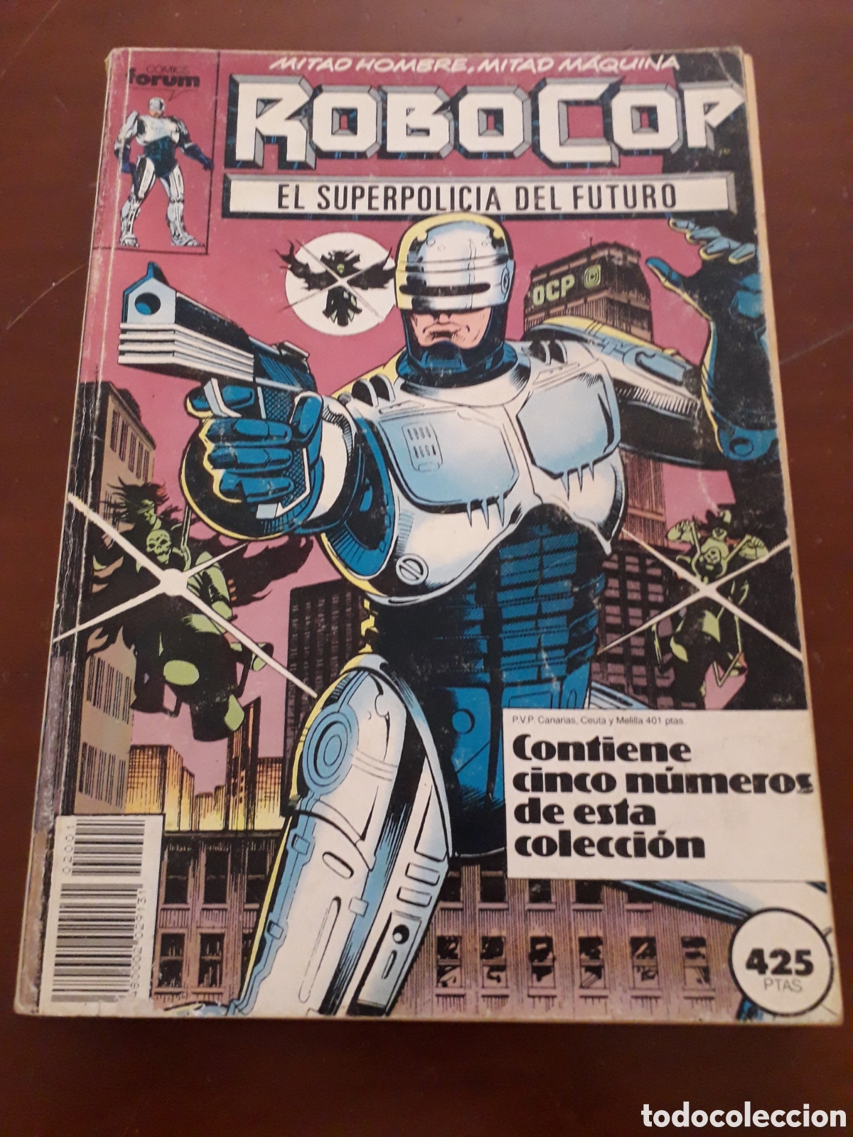C&oacute;mics: ROBOCOP TOMO RETAPADO CON LOS N&Uacute;MEROS 1,2,3,4 y 5