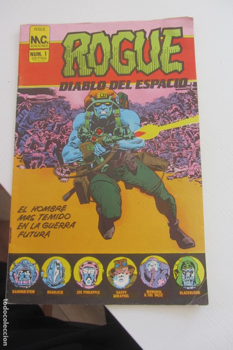 C&oacute;mics: MC. EDICIONES / ROGUE DIABLO DEL ESPACIO N.&ordm; 1 EL HOMBRE M&Aacute;S TEMIDO EN LA GUERRA FUTURA 1986 arx89