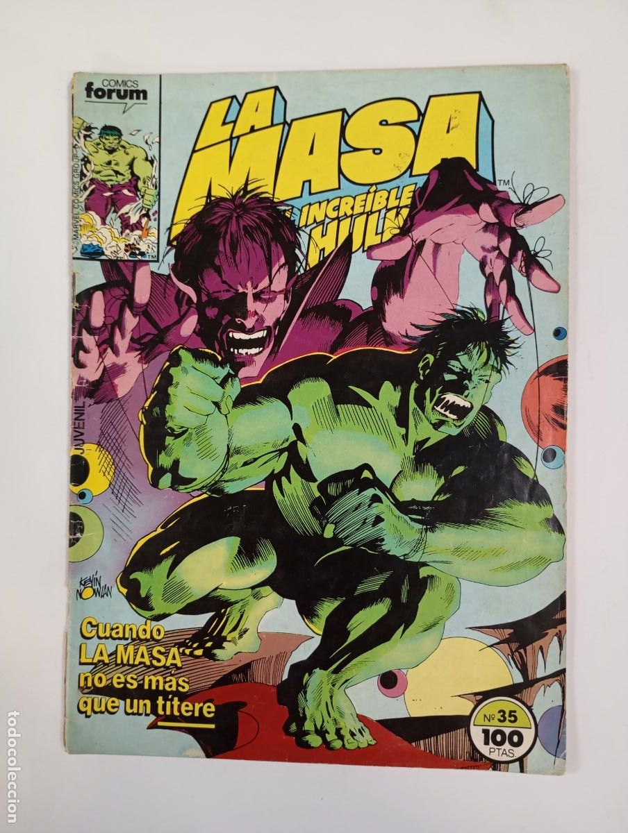 C&oacute;mics: LA MASA. N&ordm; 35. EL INCREIBLE HULK. COMICS FORUM. TDKR91 - Foto 1