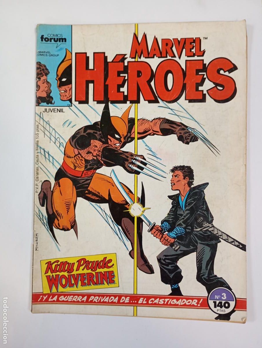C&oacute;mics: MARVEL HEROES N&ordm; 3. KITTY PRYDE WOLVERINE. COMICS FORUM. TDKR91 - Foto 1