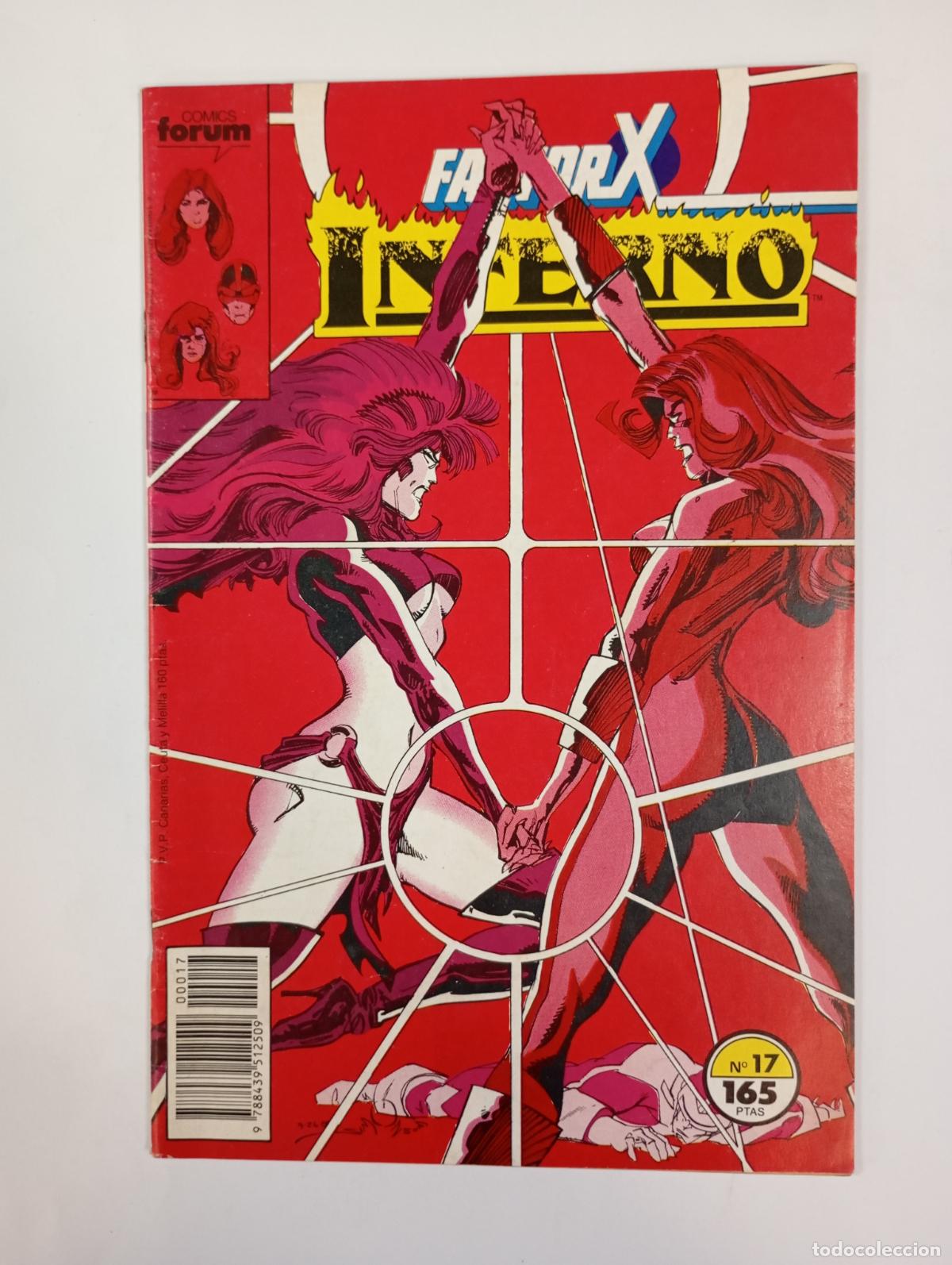 C&oacute;mics: FACTOR X. INFERNO. N&ordm; . COMICS FORUM. TDKR91