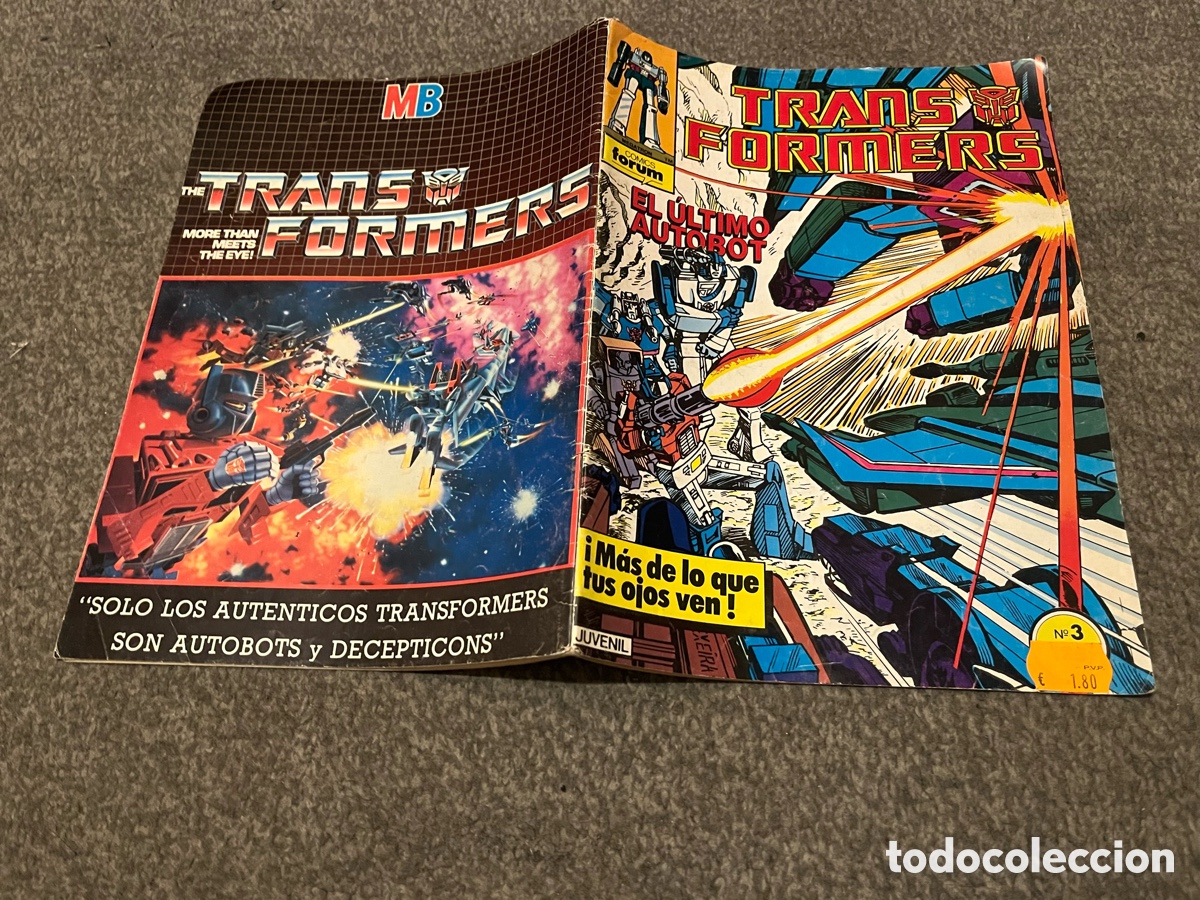 C&oacute;mics: TRANS FORMERS / TRANSFORMERS N&ordm; 3. El &uacute;ltimo Autobot. Comics Forum. Juvenil. 125ptas