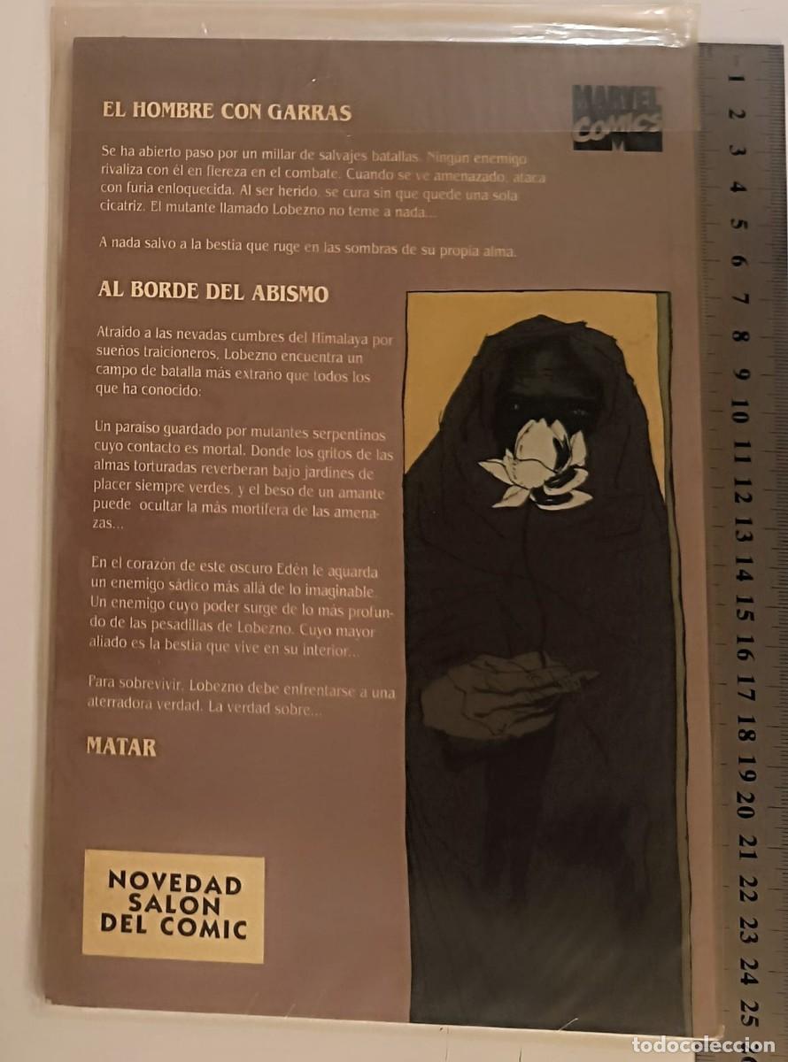 C&oacute;mics: Wolverine: Killing (Tomo &Uacute;nico) - Ed. Sal&oacute;n C&oacute;mic 1994 - MINT - Foto 2