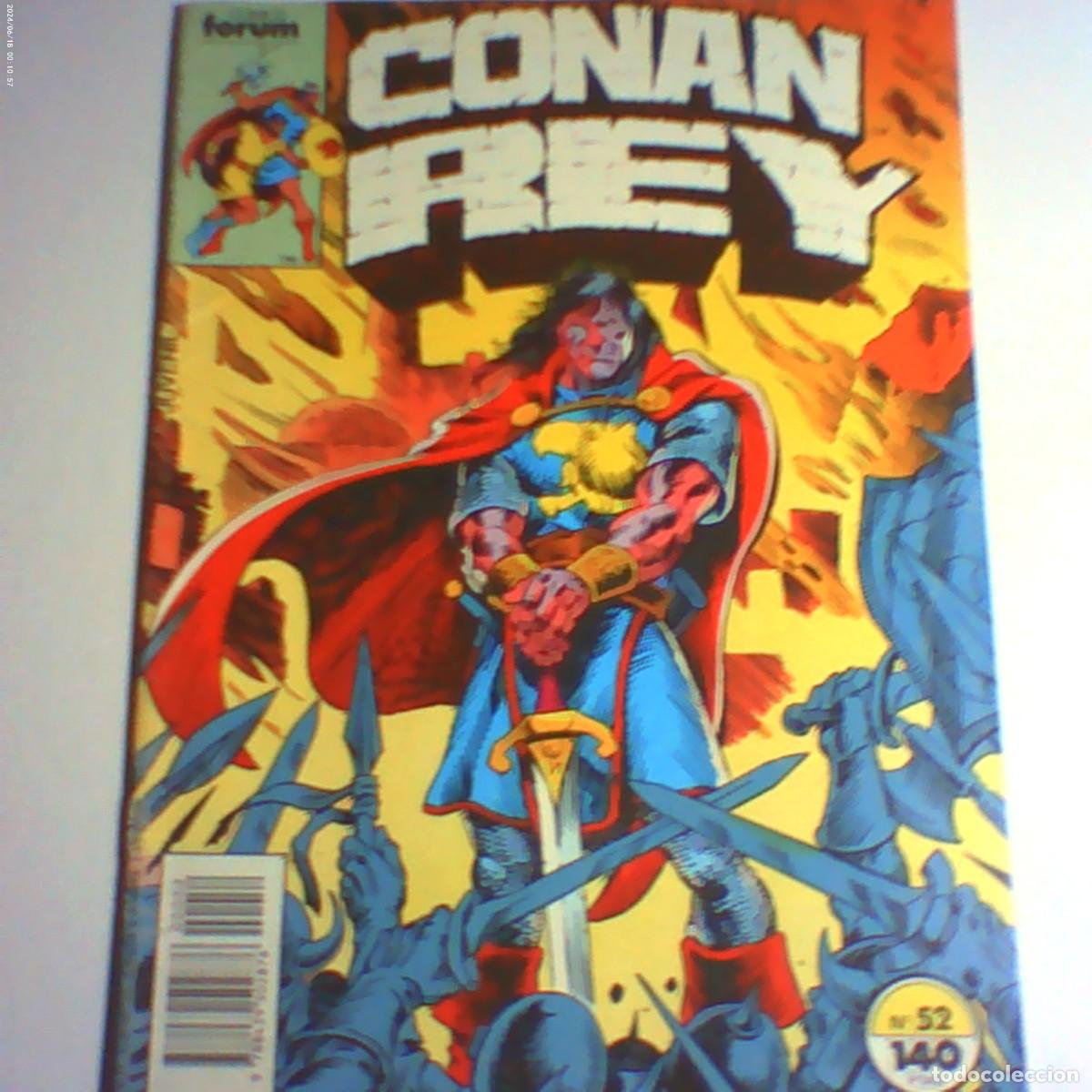C&oacute;mics: conan rey n&ordm; 52 forum 1988 (seminuevo) - Foto 1