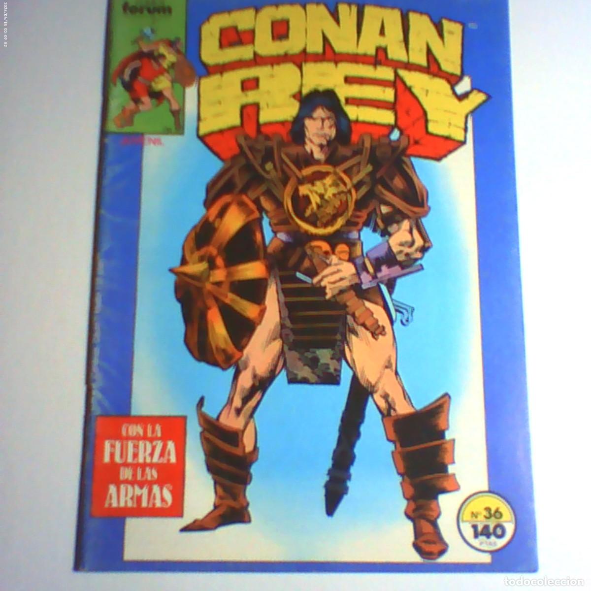 C&oacute;mics: conan rey n&ordm; 36 forum 1988 (buen estado)