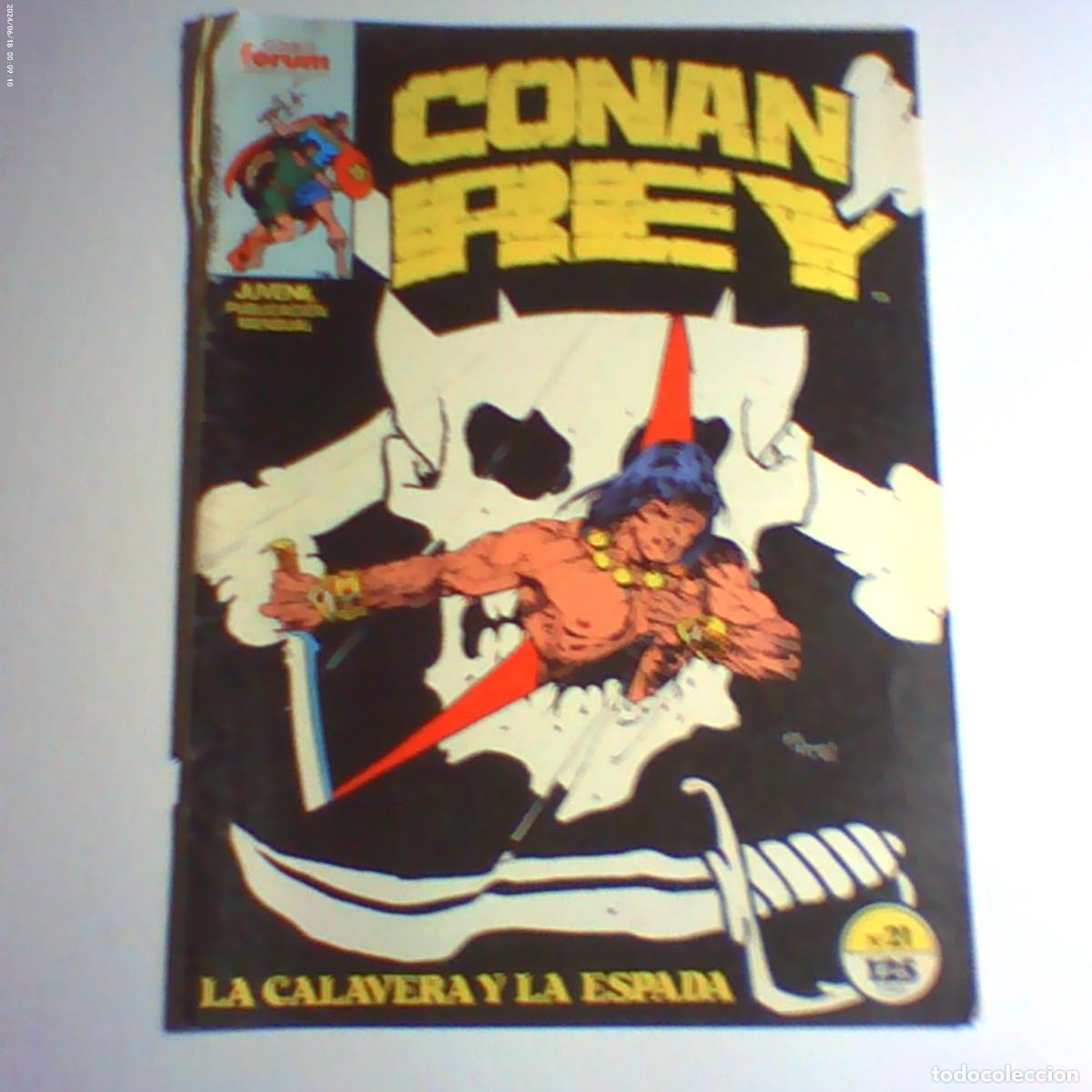C&oacute;mics: conan rey n&ordm; 21 forum 1988 (alg&uacute;n defecto)