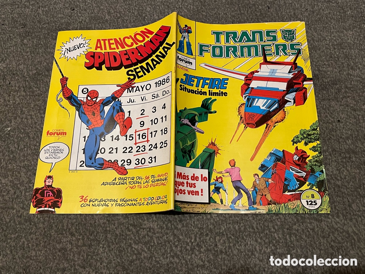C&oacute;mics: TRANS FORMERS / TRANSFORMERS N&ordm; 8. Jetfire. Situaci&oacute;n l&iacute;mite. Comics Forum. Juvenil. 125ptas.