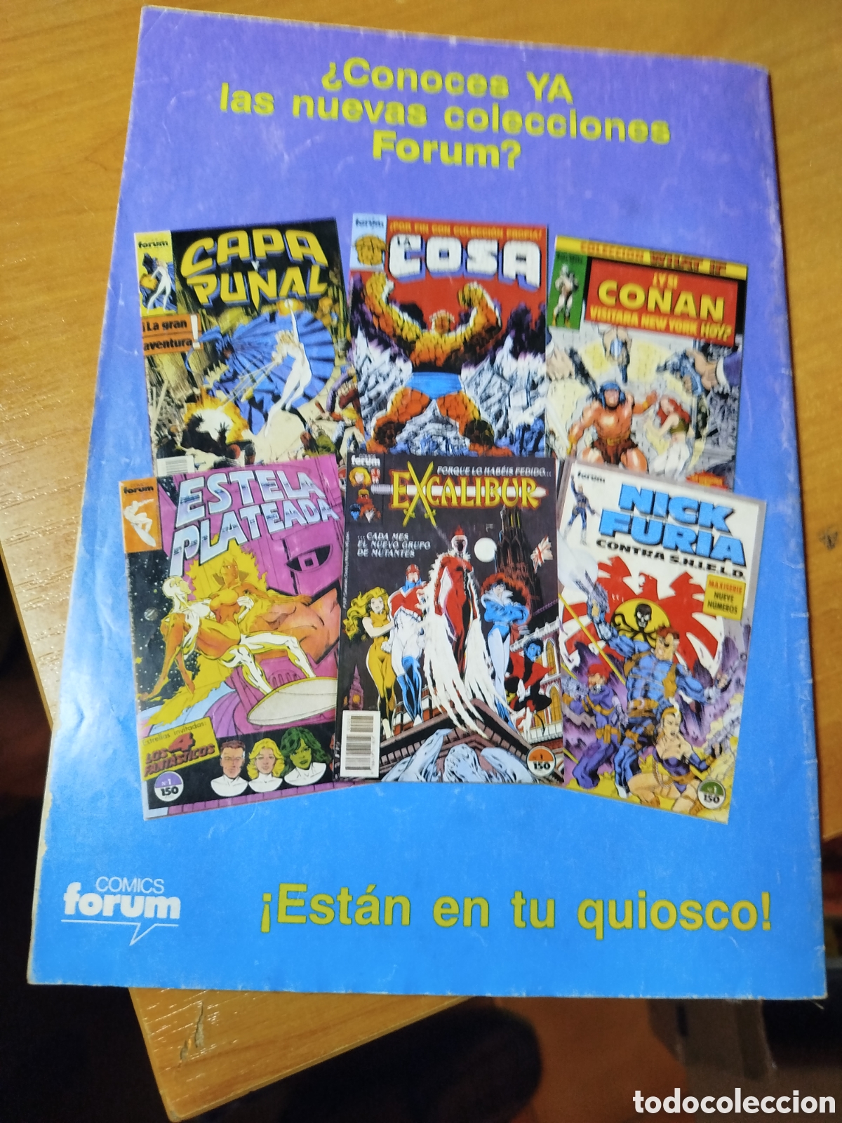 C&oacute;mics: Los 4 fant&aacute;sticos. 78. Comics f&oacute;rum. Duelo con diablo - Foto 2