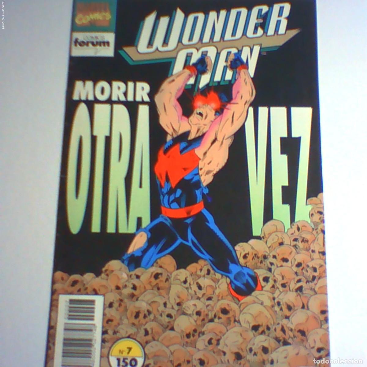 C&oacute;mics: wonder man n&ordm; 7. morir otra vez. marvel forum 1993 (seminuevo)