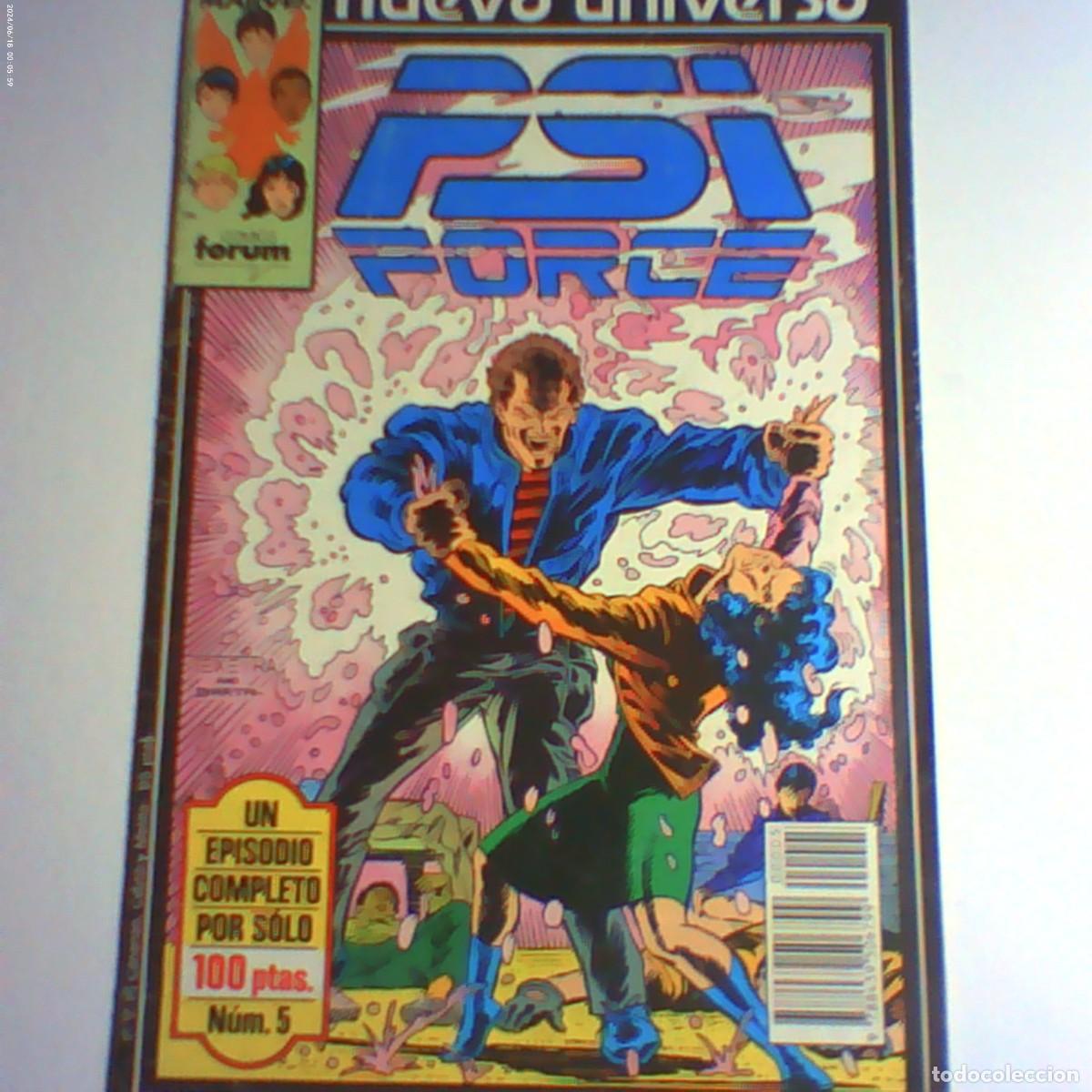 C&oacute;mics: nuevo universo n&ordm; 5. psi force marvel forum 1987 (seminuevo)